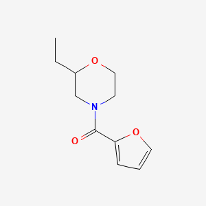 molecular formula C11H15NO3 B7511914 (2-Ethylmorpholin-4-yl)-(furan-2-yl)methanone 