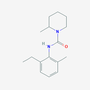 molecular formula C16H24N2O B7511917 N-(2-ethyl-6-methylphenyl)-2-methylpiperidine-1-carboxamide 