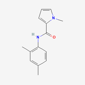 molecular formula C14H16N2O B7512008 N-(2,4-dimethylphenyl)-1-methylpyrrole-2-carboxamide 