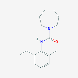 molecular formula C16H24N2O B7512079 N-(2-ethyl-6-methylphenyl)azepane-1-carboxamide 