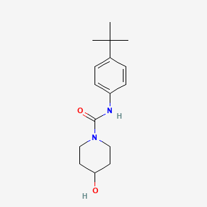 molecular formula C16H24N2O2 B7512128 N-(4-tert-butylphenyl)-4-hydroxypiperidine-1-carboxamide 