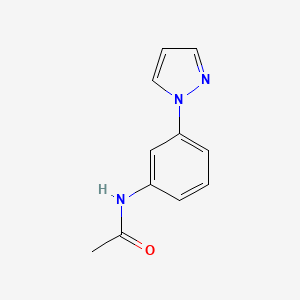 molecular formula C11H11N3O B7512240 doi:10.14272/PATDCDMTBXBBGP-UHFFFAOYSA-N 
