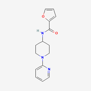 molecular formula C15H17N3O2 B7512256 N-(1-pyridin-2-ylpiperidin-4-yl)furan-2-carboxamide 