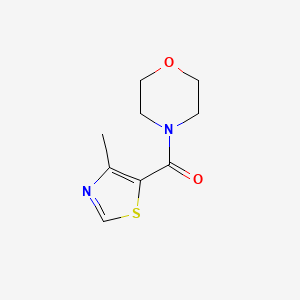 molecular formula C9H12N2O2S B7512323 (4-Methyl-1,3-thiazol-5-yl)-morpholin-4-ylmethanone 