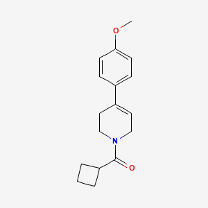 molecular formula C17H21NO2 B7512364 cyclobutyl-[4-(4-methoxyphenyl)-3,6-dihydro-2H-pyridin-1-yl]methanone 