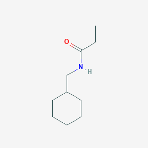 molecular formula C10H19NO B7512410 N-(环己基甲基)丙酰胺 