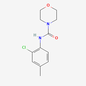 molecular formula C12H15ClN2O2 B7512414 N-(2-chloro-4-methylphenyl)morpholine-4-carboxamide 