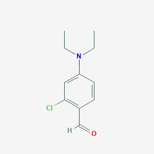 molecular formula C11H14ClNO B075125 2-氯-4-(二乙氨基)苯甲醛 CAS No. 1424-67-5