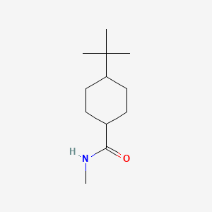 molecular formula C12H23NO B7512685 4-tert-butyl-N-methylcyclohexane-1-carboxamide 