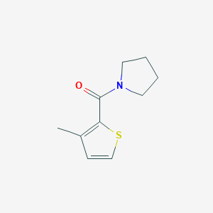 molecular formula C10H13NOS B7512701 (3-Methylthiophen-2-yl)-pyrrolidin-1-ylmethanone 
