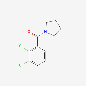 molecular formula C11H11Cl2NO B7512727 1-(2,3-Dichlorobenzoyl)pyrrolidine 