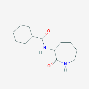 molecular formula C13H20N2O2 B7512743 N-(2-oxoazepan-3-yl)cyclohex-3-ene-1-carboxamide 