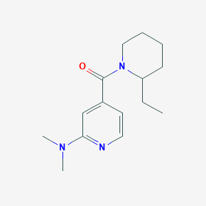 [2-(Dimethylamino)pyridin-4-yl]-(2-ethylpiperidin-1-yl)methanone
