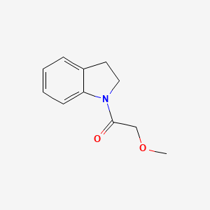 molecular formula C11H13NO2 B7512764 1-(2,3-Dihydroindol-1-yl)-2-methoxyethanone 