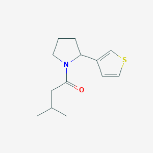 molecular formula C13H19NOS B7512805 3-Methyl-1-(2-thiophen-3-ylpyrrolidin-1-yl)butan-1-one 