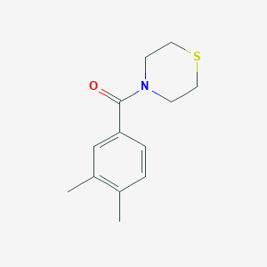 molecular formula C13H17NOS B7513113 (3,4-Dimethylphenyl)-thiomorpholin-4-ylmethanone 