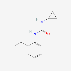 molecular formula C13H18N2O B7513153 1-Cyclopropyl-3-(2-propan-2-ylphenyl)urea 