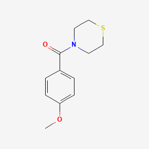 molecular formula C12H15NO2S B7513220 (4-Methoxyphenyl)-thiomorpholin-4-ylmethanone 