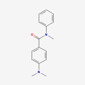 molecular formula C16H18N2O B7513298 4-(dimethylamino)-N-methyl-N-phenylbenzamide 