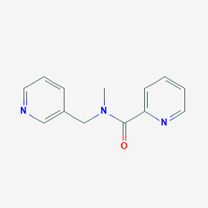 molecular formula C13H13N3O B7513346 N-methyl-N-(pyridin-3-ylmethyl)pyridine-2-carboxamide 