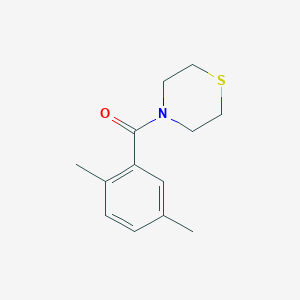 molecular formula C13H17NOS B7513396 (2,5-Dimethylphenyl)-thiomorpholin-4-ylmethanone 