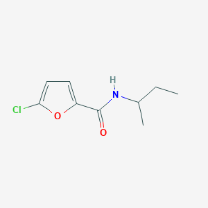 molecular formula C9H12ClNO2 B7513460 N-butan-2-yl-5-chlorofuran-2-carboxamide 