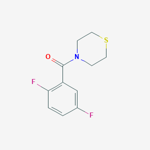 molecular formula C11H11F2NOS B7513478 (2,5-Difluorophenyl)-thiomorpholin-4-ylmethanone 