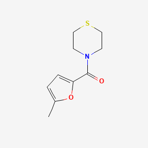 molecular formula C10H13NO2S B7513489 (5-Methylfuran-2-yl)-thiomorpholin-4-ylmethanone 