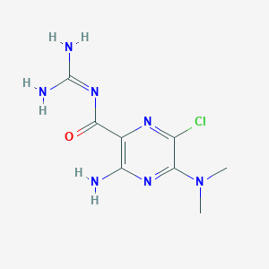 molecular formula C8H13Cl2N7O B075135 5-二甲基氨氯利 CAS No. 1214-79-5