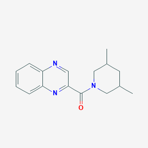 molecular formula C16H19N3O B7513855 (3,5-Dimethylpiperidin-1-yl)-quinoxalin-2-ylmethanone 
