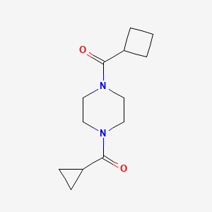 molecular formula C13H20N2O2 B7513975 Cyclobutyl-[4-(cyclopropanecarbonyl)piperazin-1-yl]methanone 