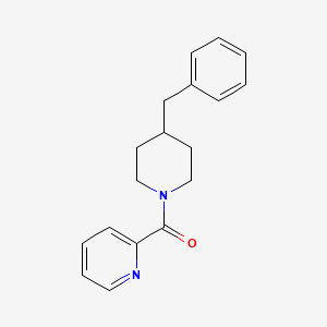 molecular formula C18H20N2O B7513998 (4-Benzylpiperidin-1-yl)-pyridin-2-ylmethanone 