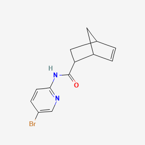 molecular formula C13H13BrN2O B7514059 N-(5-bromopyridin-2-yl)bicyclo[2.2.1]hept-5-ene-2-carboxamide 