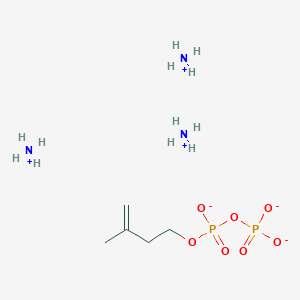 molecular formula C5H21N3O7P2 B075142 焦磷酸二甲烯丙酯（三铵盐） CAS No. 1186-30-7