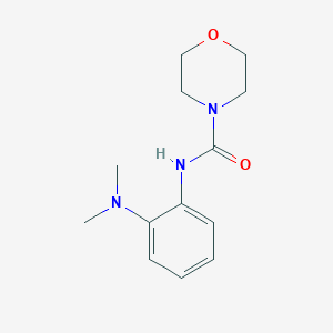 molecular formula C13H19N3O2 B7514209 N-[2-(dimethylamino)phenyl]morpholine-4-carboxamide 