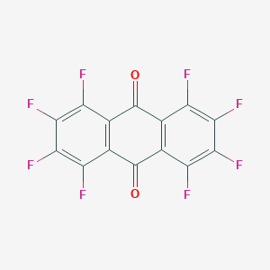 molecular formula C14F8O2 B075143 八氟蒽醌 CAS No. 1580-18-3