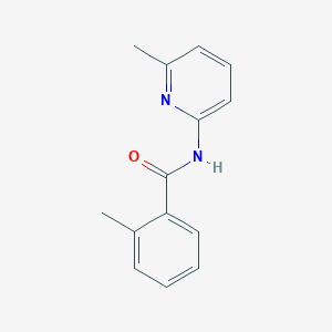 molecular formula C14H14N2O B7514519 2-methyl-N-(6-methyl-2-pyridinyl)benzamide 
