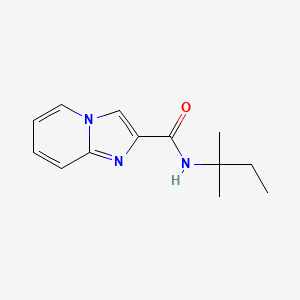 molecular formula C13H17N3O B7514549 N-(2-methylbutan-2-yl)imidazo[1,2-a]pyridine-2-carboxamide 