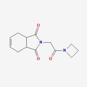 molecular formula C13H16N2O3 B7514677 2-[2-(Azetidin-1-yl)-2-oxoethyl]-3a,4,7,7a-tetrahydroisoindole-1,3-dione 