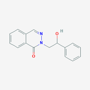 molecular formula C16H14N2O2 B7514703 2-(2-Hydroxy-2-phenylethyl)phthalazin-1-one 