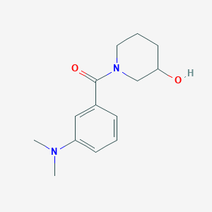 molecular formula C14H20N2O2 B7514731 [3-(Dimethylamino)phenyl]-(3-hydroxypiperidin-1-yl)methanone 