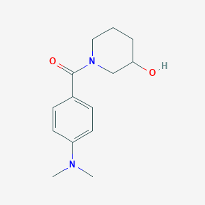 molecular formula C14H20N2O2 B7514753 [4-(Dimethylamino)phenyl]-(3-hydroxypiperidin-1-yl)methanone 
