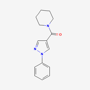 (1-Phenylpyrazol-4-yl)-piperidin-1-ylmethanone