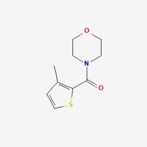 molecular formula C10H13NO2S B7514898 (3-Methylthiophen-2-yl)-morpholin-4-ylmethanone 
