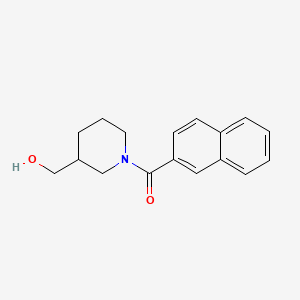 molecular formula C17H19NO2 B7514916 [3-(Hydroxymethyl)piperidin-1-yl]-naphthalen-2-ylmethanone 