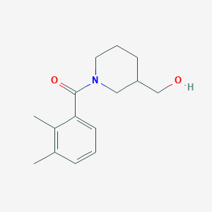 molecular formula C15H21NO2 B7514936 (2,3-Dimethylphenyl)-[3-(hydroxymethyl)piperidin-1-yl]methanone 