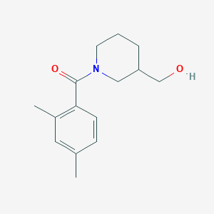 molecular formula C15H21NO2 B7514995 (2,4-Dimethylphenyl)-[3-(hydroxymethyl)piperidin-1-yl]methanone 