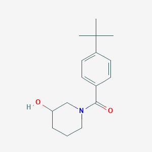 molecular formula C16H23NO2 B7514996 (4-Tert-butylphenyl)-(3-hydroxypiperidin-1-yl)methanone 
