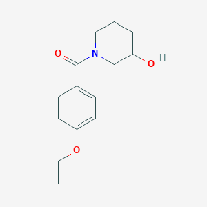 molecular formula C14H19NO3 B7515050 (4-Ethoxyphenyl)-(3-hydroxypiperidin-1-yl)methanone 