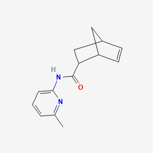 molecular formula C14H16N2O B7515057 N-(6-methylpyridin-2-yl)bicyclo[2.2.1]hept-5-ene-2-carboxamide 
